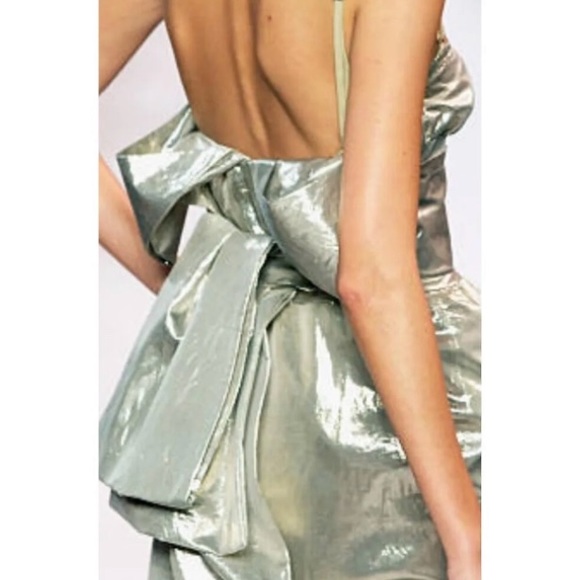 STELLA MCCARTNEY🔥CHAMPAGNE SILVER MINI DRESS 🔥 Stunning “Party Ready” Dress 🔥 - Picture 2 of 13
